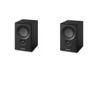 Regallautsprecher Holz, Paar, Schwarz, 2-Wege 6 Ohm, 40W...