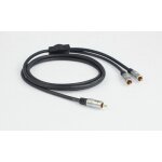 Y-Chinch Subwooferkabel Goldkabel PHC, 5m, 1x RCA auf 2x RCA, OFC, NEU