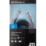 Digital Coaxial RCA Kabel, AM Denmark 75343, 3m OFC 24K Gold S/PDIF, NEU
