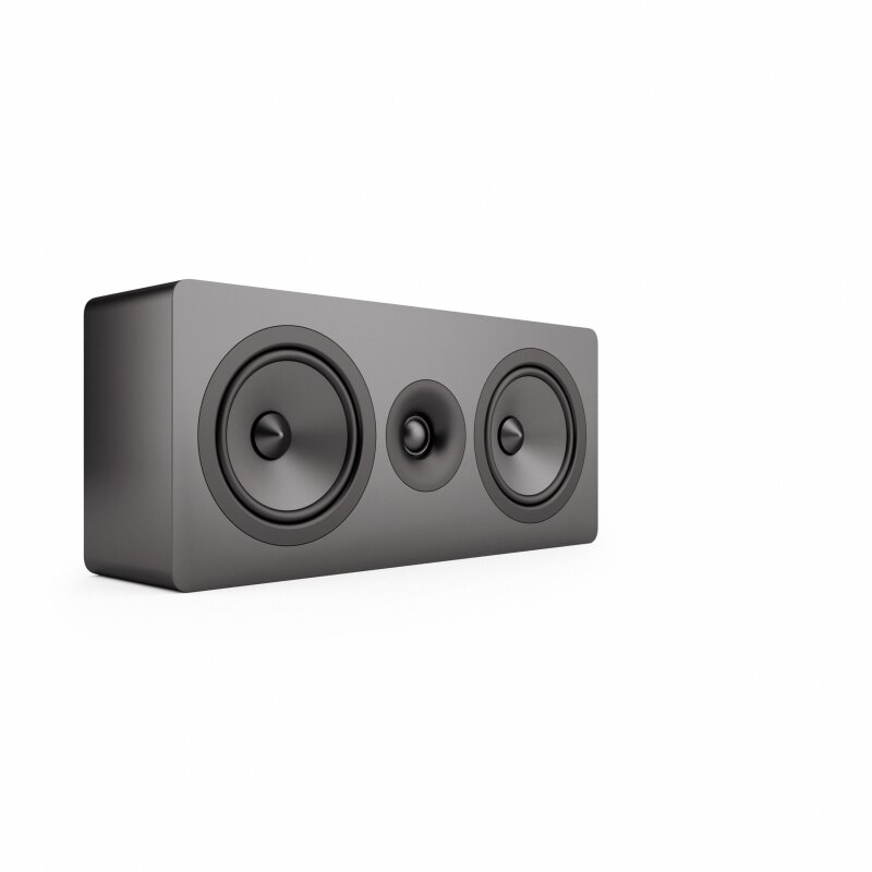 On-Wall Lautsprecher, 120 W flach Heimkino, schwarz, Acoustic Energy, AE105 NEU