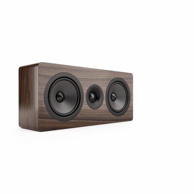 On-Wall Lautsprecher, 120 W flach Heimkino, walnuss,...