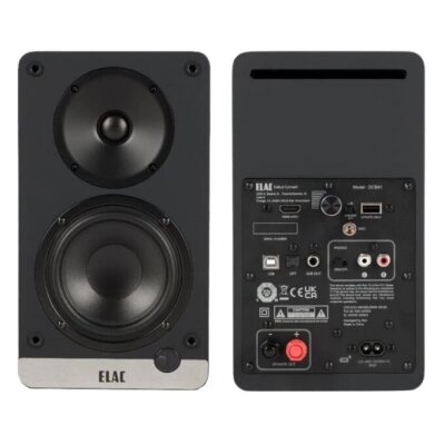 ELAC Debut ConneX DCB41 Aktiv Lautspreher HDMi | USB | Phono | BT  Walnuss  (1 Paar)