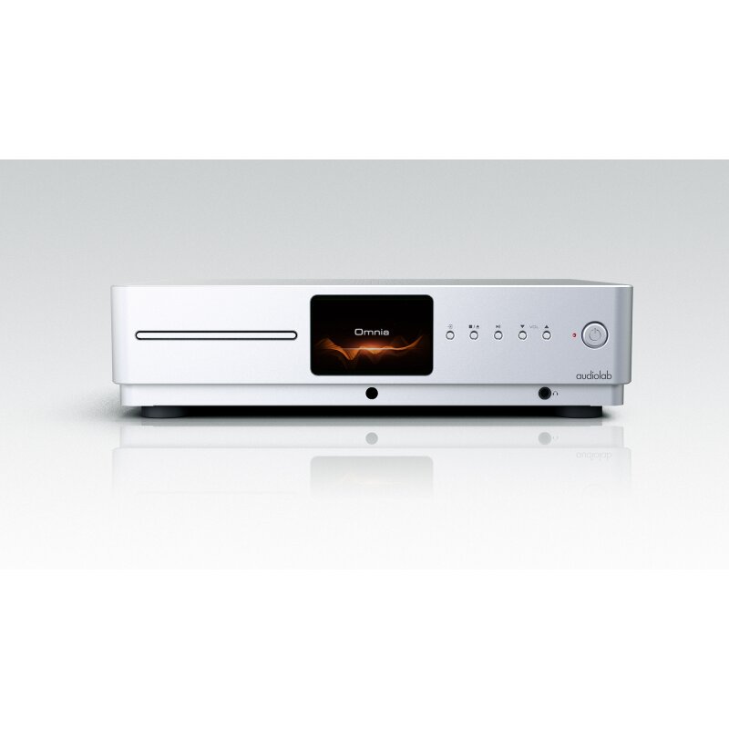 audiolab OMNIA All-in-One System  Vollverstärker mit CD silber