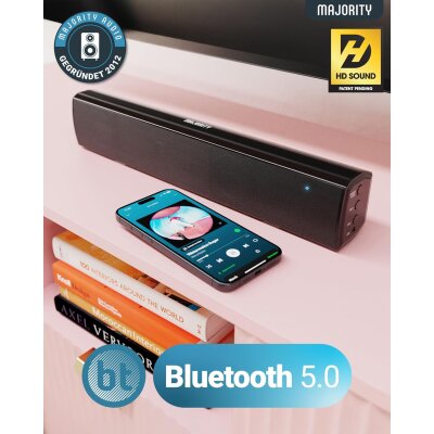 TV Mini Soundbar,Lautsprecher für Monitore,12V,Majority Bowfell, GEPRÜFT WIE NEU
