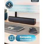 TV Mini Soundbar,Lautsprecher für Monitore, 12V,Majority Bowfell, GEPRÜFT - GUT