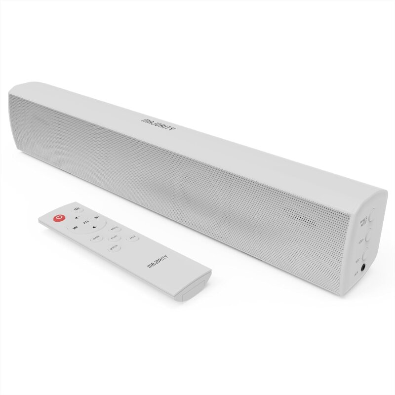 Soundbar Camping & Home,12V, 230 V,Fernbe.,weiß, Majority Bowfell, GEPRÜFT - GUT