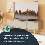 Soundbar Camping & Home,12V, 230 V,Fernbe.,weiß, Majority Bowfell, GEPRÜFT - GUT