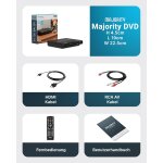 DVD- CD Player für Fernseher, Multi Region, HDMI, Majority DVD,GEPRÜFT - WIE NEU