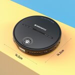 Discman, Tragbarer CD-Player, AUX, Anti-Shock, schwarz, Oakcastle CD10, GEPRÜFT