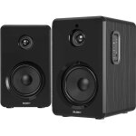 PC-Lautsprecher schwarz mit Fernbed., BT,Aux, 1 Paar, Majority D40, GEPRÜFT- GUT