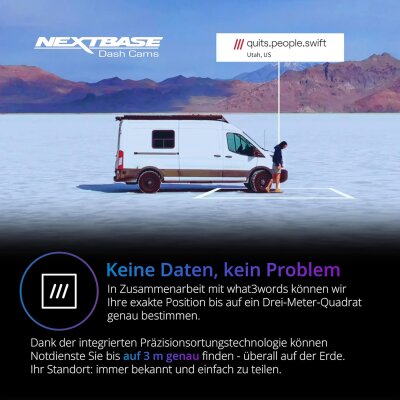 Dashcam 4k, Silber 3 Zoll HD IPS Touchdisplay,Nextbase...