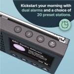 Akkuradio DAB+ UKW, BT, Farbdisplay, Kopfhörer, Majority Eddington,GEPRÜFT GUT