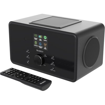 WLAN Internet-Radio, Küchenradio,DAB, BT,2.1, Majority Bard,schwarz, WIE NEU