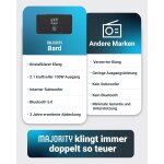WLAN Internet-Radio, Küchenradio,DAB, BT,2.1, Majority Bard,schwarz, WIE NEU