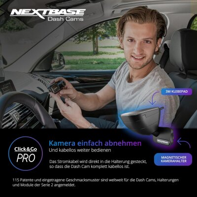 Dashcam Full HD 1080p,GPS,WiFi & Parkmodus, Nextbase NBDVR322GW, GEPRÜFT WIE NEU