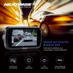 Dashcam Full HD 1080p,GPS,WiFi & Parkmodus, Nextbase NBDVR322GW, GEPRÜFT WIE NEU