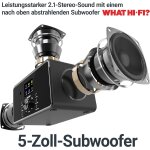 WLAN Internet-Radio, Küchenradio,DAB, BT,2.1, Majority Bard,schwarz,GEPRÜFT- GUT