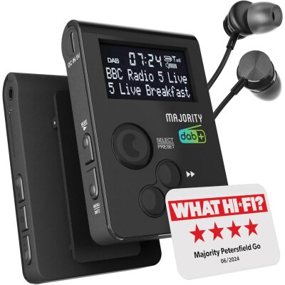 Taschenradio, DAB+ UKW Radio,Sportclip,Majority...