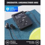 Taschenradio, DAB+ UKW Radio,Sportclip,Majority Petersfield Go,GEPRÜFT - WIE NEU