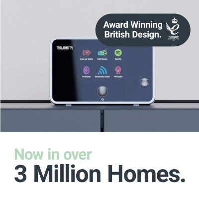 Tuner DAB Radio, Internet,FM, BT,Opt, Majority Robinson...