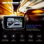 Dashcam 1440p GPS WiFi Alexa 3" Touchscreen 140° Kamera 522GW, GEPRÜFT