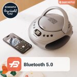 CD-Radio, Bluetooth, silber, einfache Bedienung, Oakcastle CD 250, GEPRÜFT - GUT