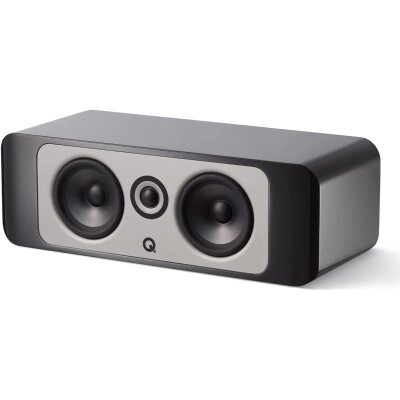 Q Acoustics Concept 90 Centerlautsprecher Schwarz Hochglanz