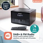 CD-Player Radio DAB+/FM, Bluetooth, USB/AUX-In, Dual-Alarm – Oakcastle DAB400, WIE NEU