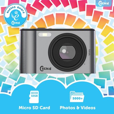 Digitalkamera 48MP 1080p FullHD Kamera Set mit 32GB Stativ ClickID CAM20 GEPRÜFT