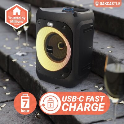 Bluetooth Karaokebox für Kinder, Licht, Mikrofon,...
