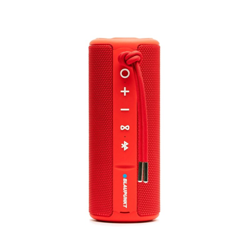 Bluetooth-Lautsprecher mit Akku, Spritzwasserschutz, Blaupunkt BT202 Rot NEU