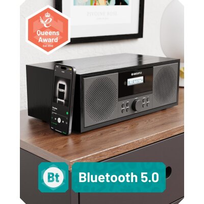 DAB+ CD Radio, Bluetooth, FM, USB,Fernbedienung, OAKCASTLE DAB500, GEPRÜFT - GUT