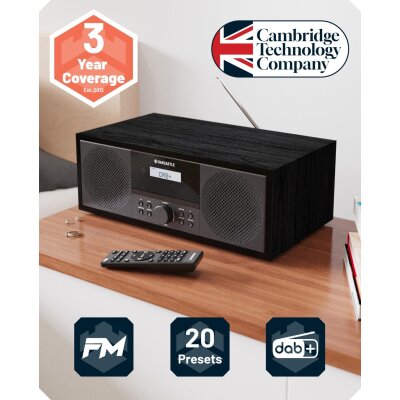 Radio mit CD, Kompaktanlage.UKW, Dab Radio, Bluetooth, OAKCASTLE DAB500, WIE NEU