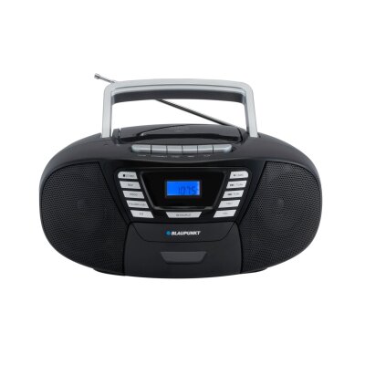 Kassettenradio, CD/MP3, BT, USB,AUX, Schwarz, Blaupunkt B120, GEPRÜFT - GUT