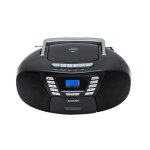 Kassettenradio, CD/MP3, BT, USB,AUX, Schwarz, Blaupunkt B120, GEPRÜFT - GUT