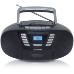 Kassettenradio, CD/MP3, BT, USB,AUX, Schwarz, Blaupunkt B120, GEPRÜFT - WIE NEU