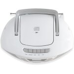 Kassettenspieler, CD/MP3, BT 4.2, USB,AUX,UKW, Weiss, Blaupunkt B120, WIE NEU