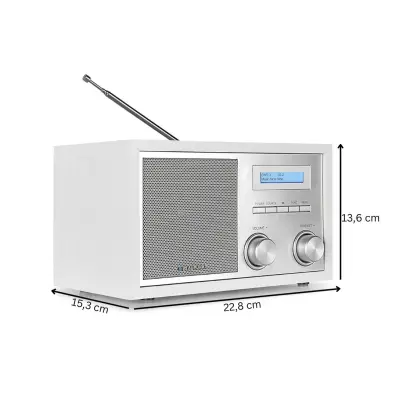 Radio Weiss, Nostalgie,Blaupunkt, Bluetooth, RXD180WH,...