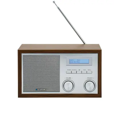 Radio mit Bluetooth,Retro-Walnuss-Optik, Nostalgie, Blaupunkt, RXD180WN, GEPRÜFT