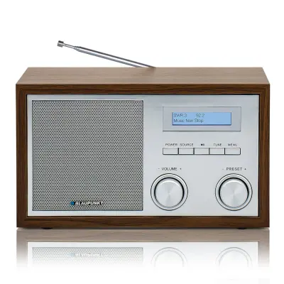 Radio mit Bluetooth,Retro-Walnuss-Optik, Nostalgie, Blaupunkt, RXD180WN, GEPRÜFT