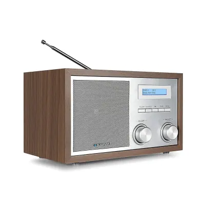 Radio Nostalgie Blaupunkt Bluetooth,Retro-Walnuss-Optik,RXD180WN, GEPRÜFT - GUT