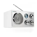 Radio,Weiß-Alu Retro, Bluetooth, UKW, AUX-IN, Blaupunkt RXN 180 WH,GEPRÜFT - GUT