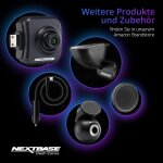 1080p Front & 720p Rear Dash-Cam, 140° Blickwinkel, Parkmodus, Nextbase 222XRZSD, WIE NEU