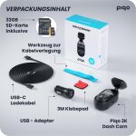 Nextbase Piqo 2K Dashcam Auto + 32GB SD Karte, Kompakte QHD Autokamera ohne Display, GEPRÜFT