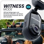 Nextbase Piqo 2K Dashcam Auto + 32GB SD Karte, Kompakte QHD Autokamera ohne Display, GEPRÜFT