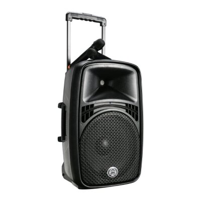 15" Akku-PA, Bluetooth, MP3, 2 Funksendern, Rollen,...