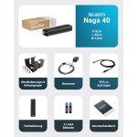 Soundbar für TV Geräte, HDMI ARC, BT, USB & AUX,Majority NAGA40, GEPRÜFT WIE NEU