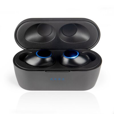 Kopfhörer In Ear, Blaupunkt BTW 10, Ladecase, BT 5.0,TWS,Schwarz, GEPRÜFT - GUT