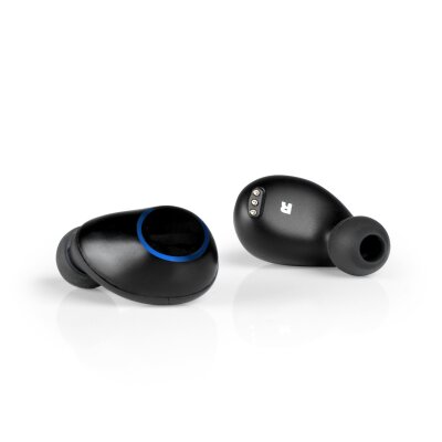 Kopfhörer In Ear, Blaupunkt BTW 10, Ladecase, BT 5.0,TWS,Schwarz, GEPRÜFT - GUT