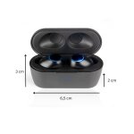 Kopfhörer In Ear, Blaupunkt BTW 10, Ladecase, BT 5.0,TWS,Schwarz, GEPRÜFT - GUT